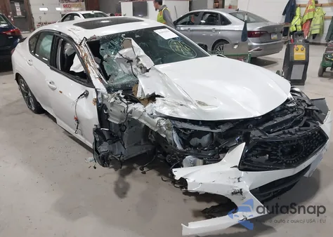 2022 Acura Tlx A-Spec Package from USA, damaged, VIN 19UUB6F57NA001635
